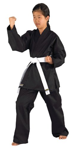 KWON Kinder Kampfsportanzug Karatea Shadow, schwarz, 110 cm, 551101110 von Kwon