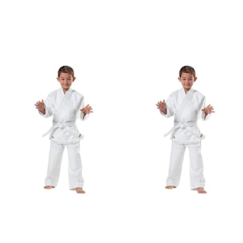 Kwon Kinder kampsportsdragt Judo Randori Anzug, Weiß, 150 EU & Kinder Kampfsportanzug Judo Randori Anzug, Weiß, 140 EU von Kwon