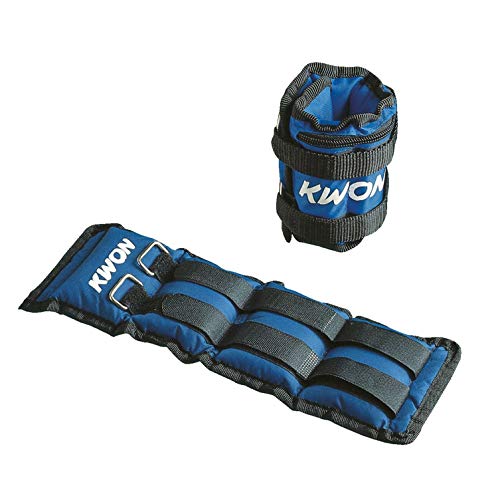 KWON Manschetten für Handgelenke und Knöchel mit Gewichten, 2 kg von Kwon