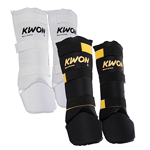 Kwon Schienbein- und Spannschutz Muay Thai Senior schwarz-gelb von Kwon