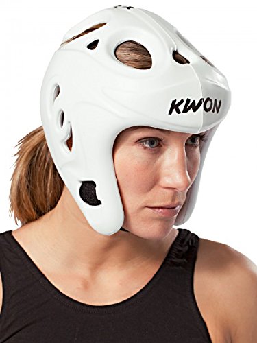 Kwon Shocklite Kopfschutz CE in 5 Farben, weiß, Gr. L/XL von Kwon