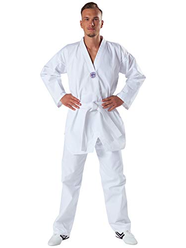 KWON Song Taekwondo Anzug für Kinder, Unisex, 551003150, weiß, Größe 150 cm von Kwon
