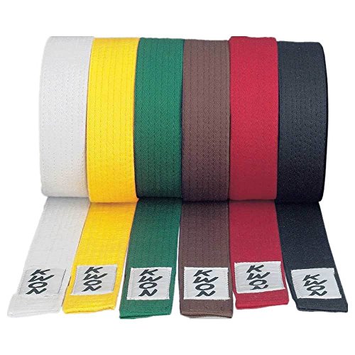 Kwon Taekwondo Judo Karate Gürtel Budogürtel Wettkampfgürtel 4 cm einfarbig von Kwon
