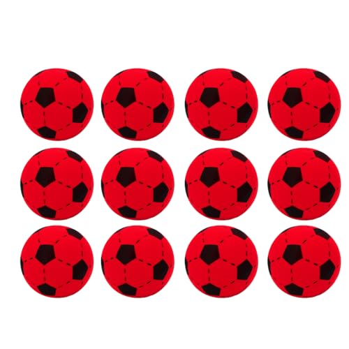 Kyto Softball 20cm Schaumstoff Ball | Fußball für Outdoor und Indoor | geeignet für Kinder ab 36 Monaten (12 Bälle, Rot) von Kyto