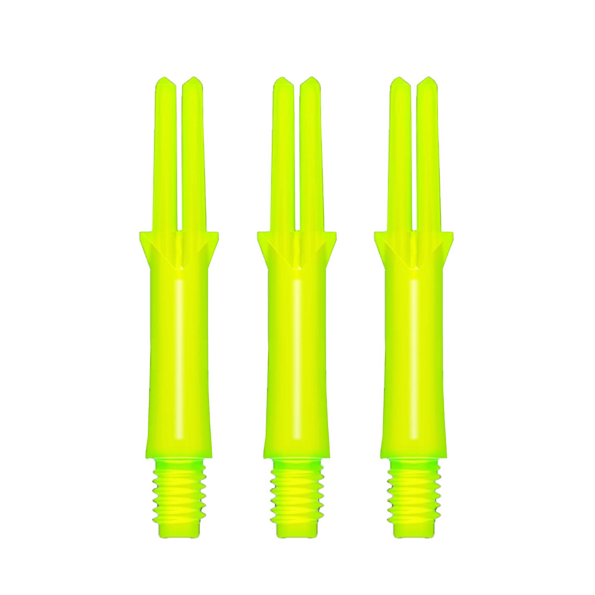 L-Style Schaft Lock Straight, neon gelb, 19mm, L190, 3 Stück von L-Style