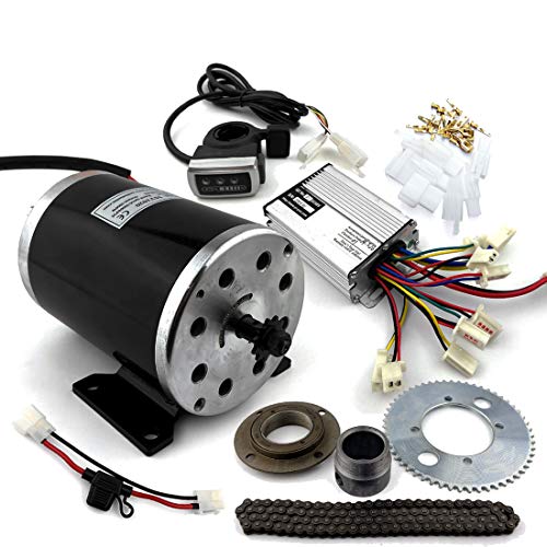 L-faster 1000W Electric Motorcycle Motor Kit Use 25H Chain Drive High Speed Electric Scooter Replacement Electric Karting Conversion kit (48V Thumb kit) von L-faster