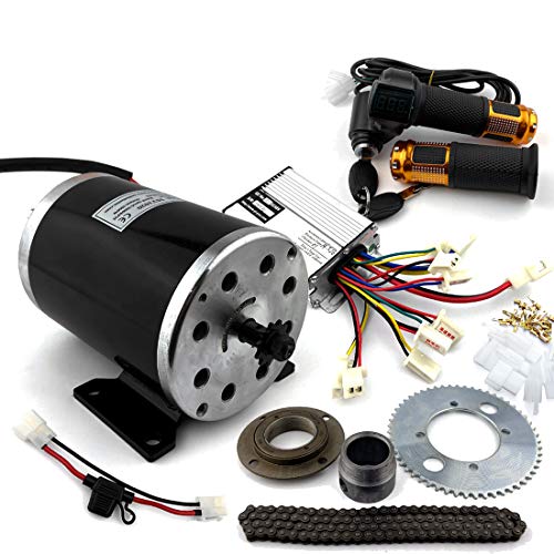 L-faster 1000W Electric Motorcycle Motor Kit Use 25H Chain Drive High Speed Electric Scooter Replacement Electric Karting Conversion kit (48V Twist kit) von L-faster