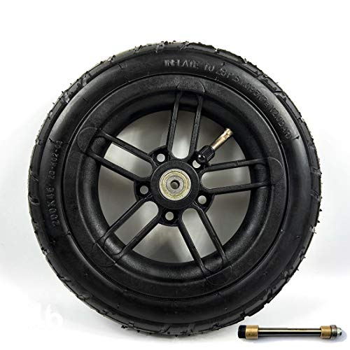 200x35 Pneumatic Tyre Use Nylon Hub Fit M8 or M6 Axle 8" Air Wheel For Electric Scooter Replacement 8 Inch Inflatable Wheel Tube (M6) von L-faster