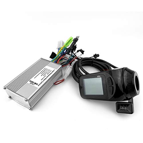 L-faster Electric Scooter Brushless Controller with S886 Thumb Throttle LCD Panel Electric Bike Hub Motor Controller LCD Thumb (48V Without EBS) von L-faster