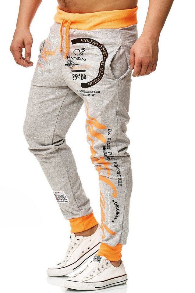 L.gonline Jogginghose Herren Jogginghose, Freizeithose, Sporthose, Monte Carlo 592 (Sweatpants, 1-tlg., im modischem Design) Fitness Freizeit Casual von L.gonline