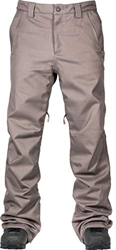 L1 Premium Goods Herren Slim Chino Pant '21 Hose Wasserabweisend Atmungsaktiv Snowboardhose Men, Gunmetal, XS von L1