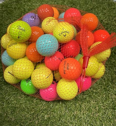 50 Bunte Lakeballs/Golfbälle Mix AAAA/AAA Qualität von LA-Balls