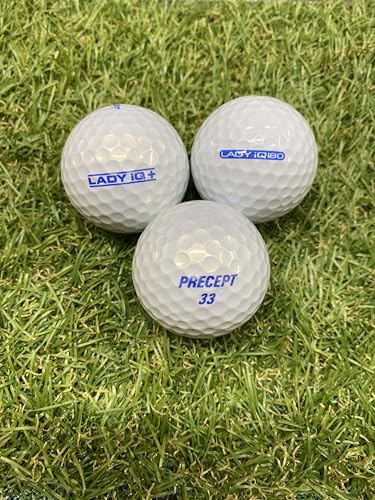 50 Precept Lady IQ 180 / IQ Plus Lakeballs/Golfbälle AAA/AA Qualität von LA-Balls