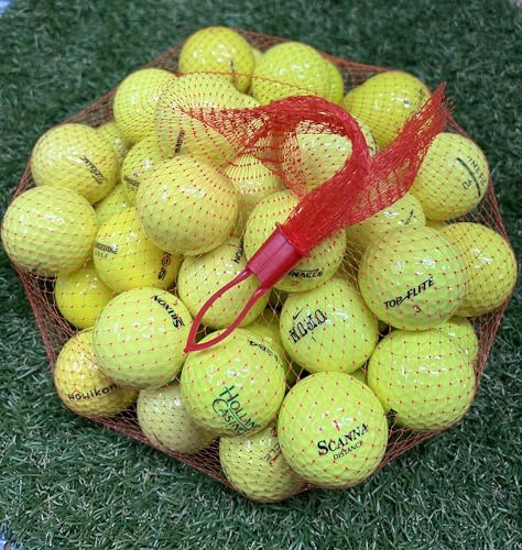 50 gelbe Lakeballs/Golfbälle Mix AAAA/AAA Qualität von LA-Balls