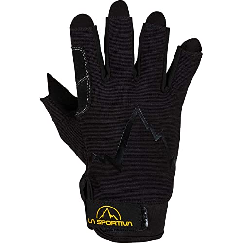 LA SPORTIVA Ferrata Handschuhe, Black, M von LA SPORTIVA