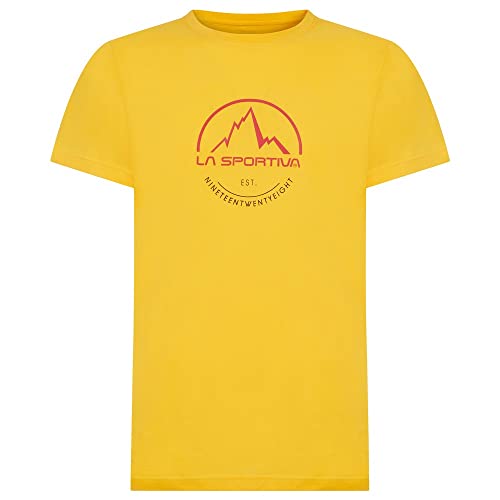 LA SPORTIVA M Logo Tee Gelb, Herren T-Shirt, Größe S - Farbe Yellow von LA SPORTIVA