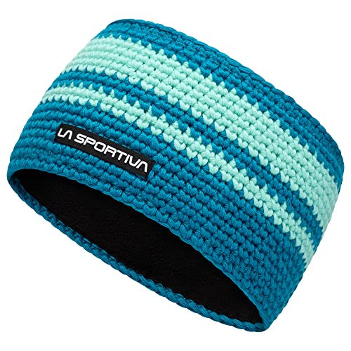 LA SPORTIVA Zephir Headband Blau - Warmes komfortables Stirnband, Größe L/XL - Farbe Crystal - Turquoise von LA SPORTIVA