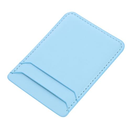 LABRIMP Doppeltes Kartenetui für Smartphone Rückseite Selbstklebender Kartenhalter Blauer Flexibler Phone Back Bag mit Haftung und Praktischem Design für Sicheren Kreditkarten von LABRIMP