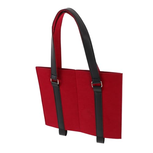 LABRIMP Filz Weinflaschen Tragetasche Doppel Flaschenträger aus Dickem Filzstoff Eleganter Wiederverwendbarer Flaschentasche für Reisen Geschenkverpackung für Geburtstage und Partys von LABRIMP