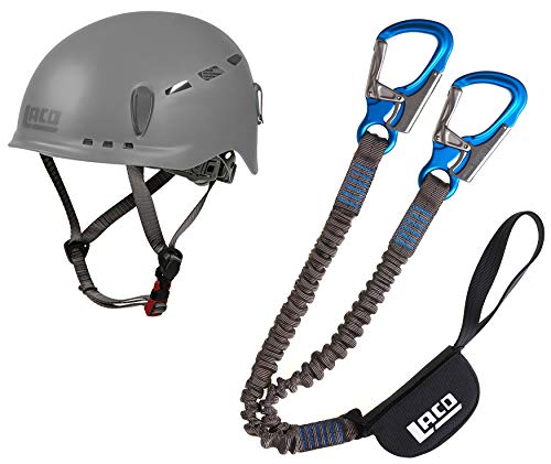 LACD Klettersteigset Pro Evo 2.0 + Helm Protector 2.0 Phantom von LACD