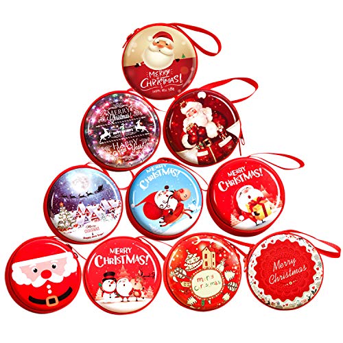 LAEMILIA 10 x Weihnachtsgeschenke, Cartoon-Ornamente, hängende Dekoration für Kopfhörer, Münzbörse, Schlüssel, USB-Sticker-Halter, multi, 10PC von LAEMILIA