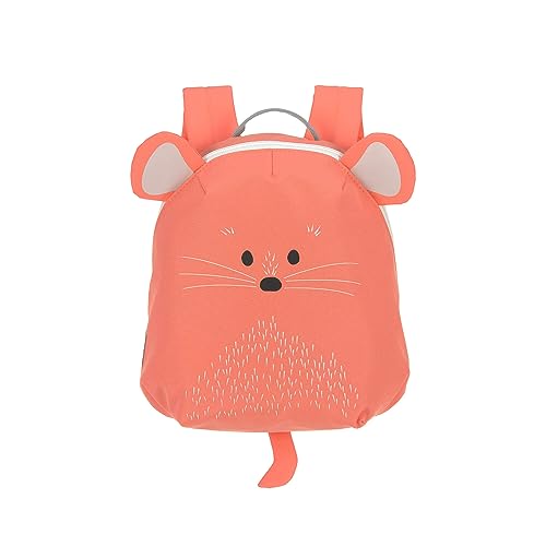 LÄSSIG Kleiner Kinderrucksack für Kita Kindertasche Krippenrucksack mit Brustgurt, 20 x 9.5 x 24 cm, 3,5 L/Tiny Backpack Maus von LÄSSIG