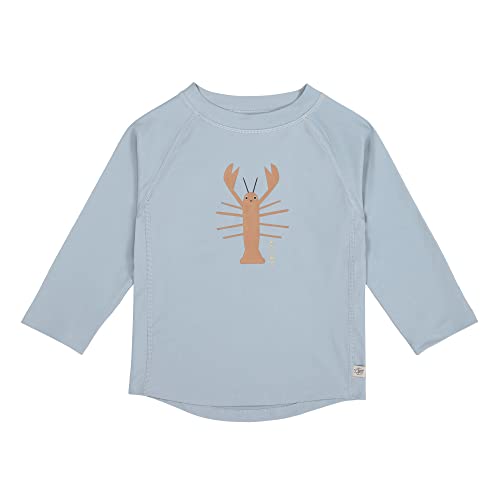 LÄSSIG Schwimmshirt Badeshirt Langarm Splash & Fun Crayfish Light Blue, 03-06 Monate Gr. 62/68 von LÄSSIG