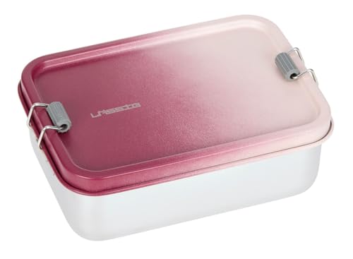 Lässig Lunchbox Stainless Steel Solid Berry/Rose von LÄSSIG