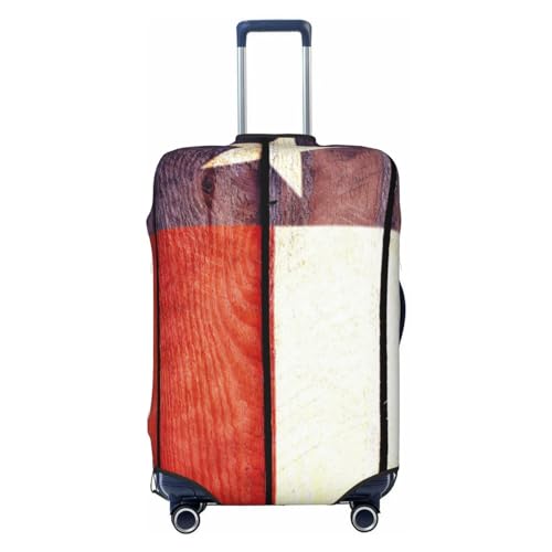 LAMAME Kofferbezug mit Hühnermotiv, elastisch, waschbar, Gepäckabdeckung, Amerikanische Flagge, L von LAMAME