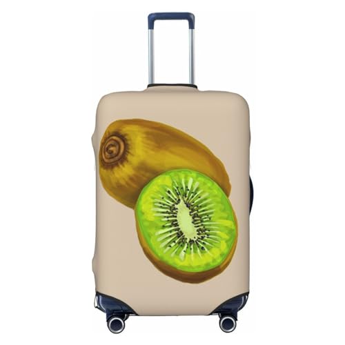 LAMAME Sunset Palm Bedruckter Kofferüberzug Elastische Schutzhülle Waschbare Gepäckabdeckung, kiwi, M von LAMAME