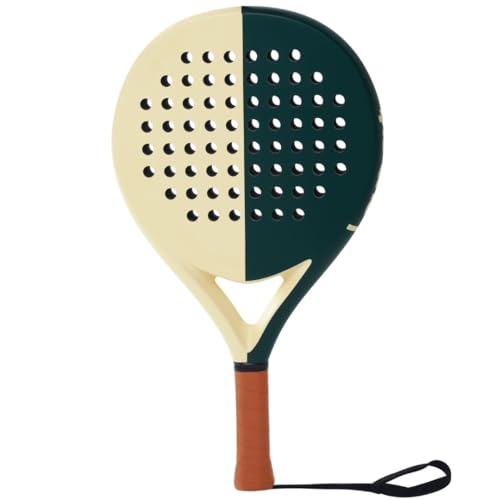 LAPAT Padelschläger mit Abdecktasche, Carbon-Oberfläche mit EVA-Memory-Schaum, Paddel-Tennisschläger leicht von LAPAT