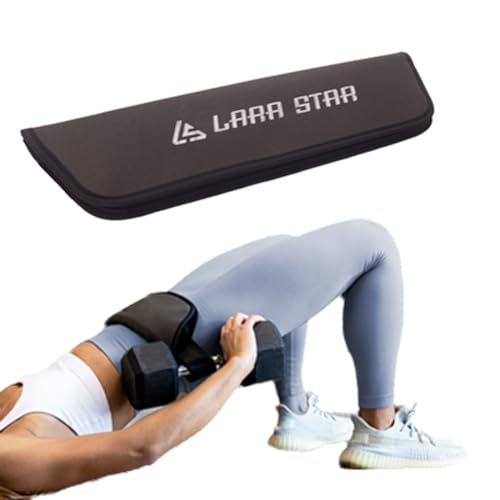 Hüftstoßgürtel, Gesäßbrücke, Po-Workout mit Hanteln, Kettlebells für Ausfallschritte, umgekehrte Kniebeuge von LARA STAR