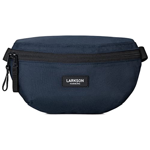 LARKSON Bauchtasche Damen & Herren Blau - Finn - Hüfttasche für Sport Outdoor Stadt - Gürteltasche Stylisch für Festival - Crossbody Bag mit Gurt - Wasserabweisend von LARKSON