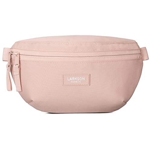 LARKSON Bauchtasche Damen & Herren Rosa - Finn - Hüfttasche für Sport Outdoor Stadt - Gürteltasche Stylisch für Festival - Crossbody Bag mit Gurt - Wasserabweisend von LARKSON