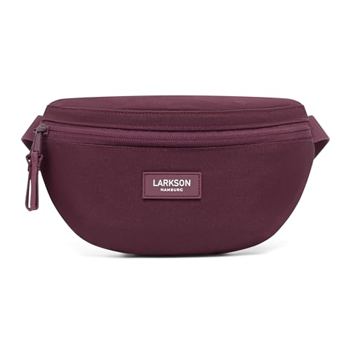 LARKSON Bauchtasche Damen & Herren Rot - Finn - Hüfttasche für Sport Outdoor Stadt - Gürteltasche Stylisch für Festival - Crossbody Bag mit Gurt - Wasserabweisend von LARKSON