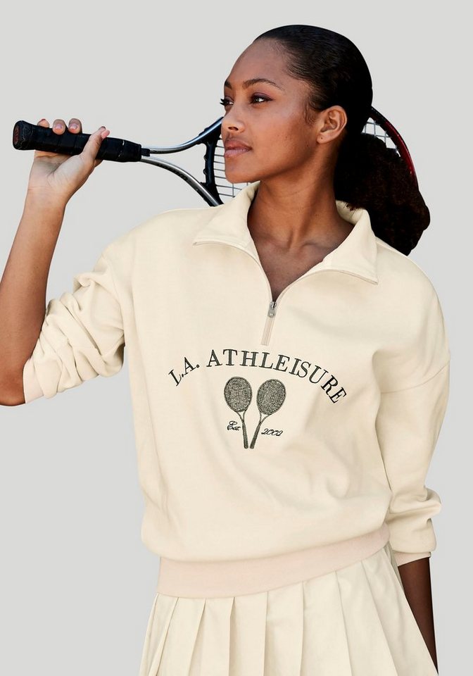 LASCANA ACTIVE Sweatshirt Tennis mit Stehkragen und Reißverschluss von LASCANA ACTIVE