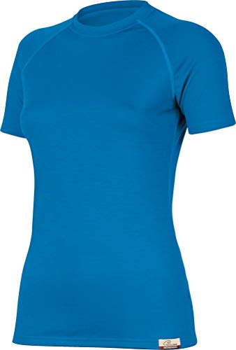Lasting Damen Light Merino Wool Alea T-Shirt, blau, L von LASTING SPORT