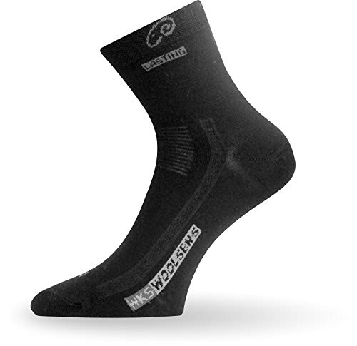 Lasting WKS Merino Outdoor Socke niedrig black, Gr. 46/49 / XL von LASTING SPORT