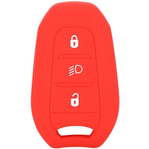 LBXKJQ Weiche Silikon-Autoschlüssel-Schutzhülle, für Citroen C3 C4 C4L C5 DS 3008 5008 von LBXKJQ