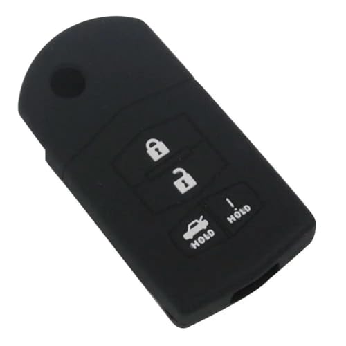 LBXKJQ Weiche Silikon-Autoschlüssel-Schutzhülle, für Mazda 3 5 6 CX-5 CX-7 RX-8 MX-5 Miata von LBXKJQ