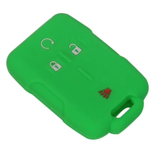 LBXKJQ Weiche Silikon-Autoschlüssel-Schutzhülle, für Silverado Sierra von LBXKJQ