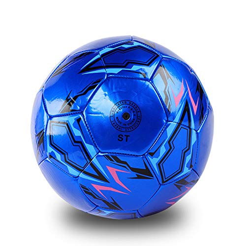 LDLXDR Turnierbälle für Fußball- Fußball tragbar Nr. 5 Balltraining Fußball Erwachsenenspiel Mehrfarbiger Fußball,Blue,NO-5 von LDLXDR