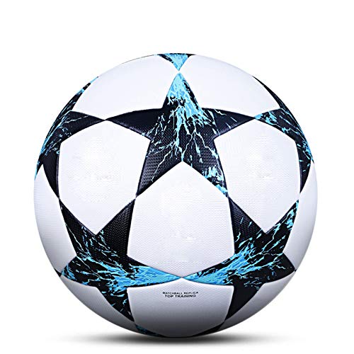 LDLXDR Turnierbälle für Fußball- Trainingsball jeder Größe 5 4 Offizielles Spiel Erwachsene Fußball Futsal Professional Club Team von LDLXDR