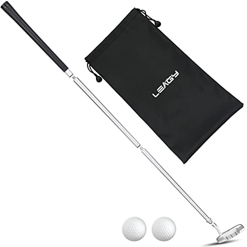 LEAGY Beste Tragbare Weiß Zink-Legierung Golf Rechte Hand Keil & 2 Golf Ball & 1 Golf Bag (rechts) von LEAGY