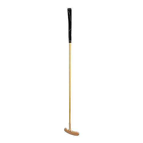 LEAGY Zeitloser klassischer Golf-Putter, 88,9 cm Länge, Putt Putt Style Zwei-Wege-Kopf und Premium-Gummigriff für Männer und Frauen für Rechts- oder Linkshänder (Gold) von LEAGY