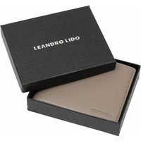 LEANDRO LIDO Classic Brieftasche grau von LEANDRO LIDO