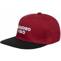 LEANDRO LIDO "No. 23" Snapback Kappe rot/schwarz von LEANDRO LIDO