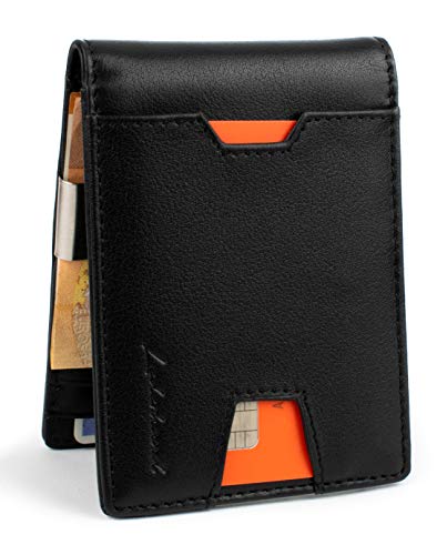 Lederhand iSlim Wallet (Schwarz, Ohne Münzfach) von Lederhand