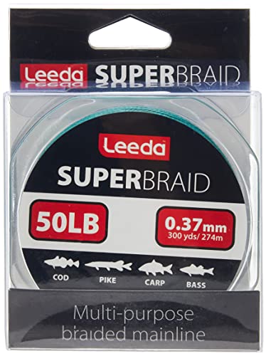 LEEDA Super Braid 50lb 300yds / 274m 274 m von LEEDA
