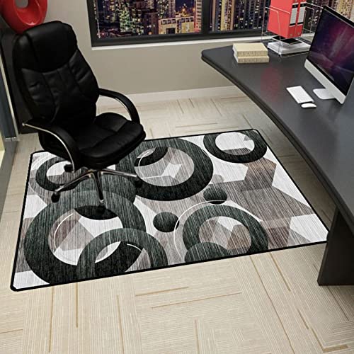 Spiele Stühle Stuhlpolster, Schreibtischstuhlmatten, Bürobodenschutzmatte, Bürostuhlmatte for Teppichboden, for Hartholzböden, rutschfeste Bodenschutzmatte 70 x 100 cm ( Color : B , Size : 70x100CM ) von LEEYDZJN